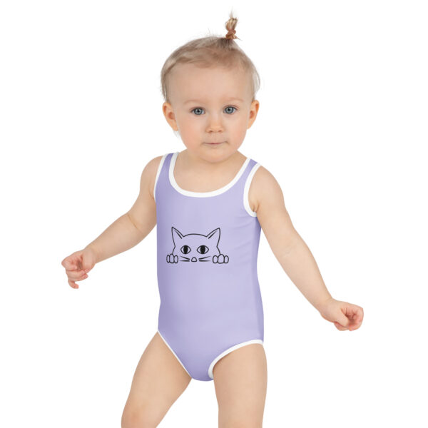 Allover-Kinderbadeanzug Cat