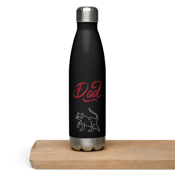 Edelstahl Trinkflasche Cat Dad