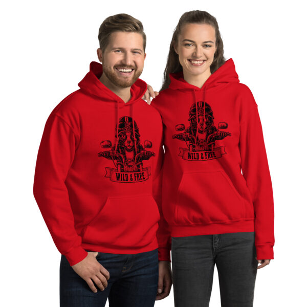 Unisex-Kapuzenpullover Wild and free