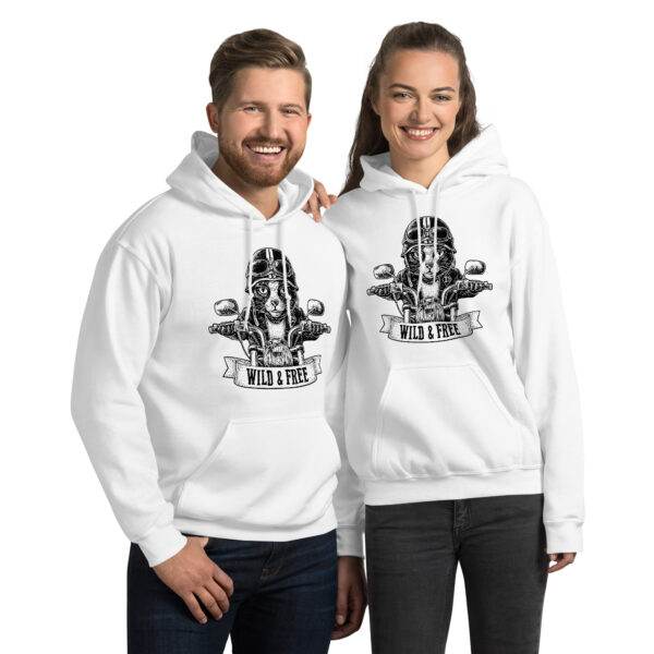 Unisex-Kapuzenpullover Wild and free