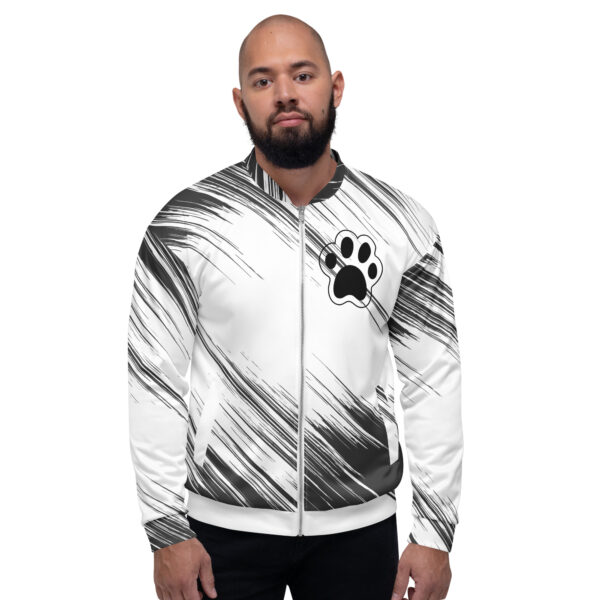 Unisex Bomberjacke Pfote