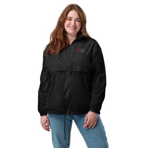 Basic-Unisex-Windbreaker Cat Mom