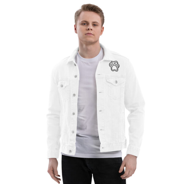 Unisex Jeansjacke Pfote