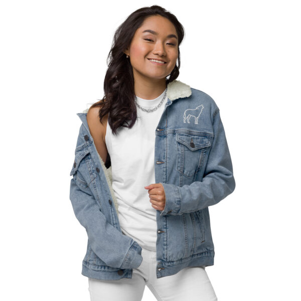 Unisex  Sherpa Jeansjacke Wolfslaut