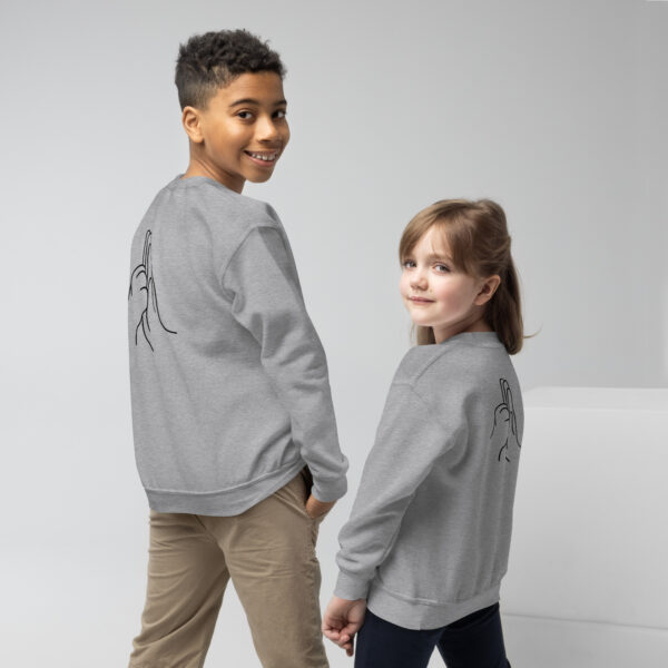 Pullover mit Rundhalsausschnitt für Jugendliche Hey High Five