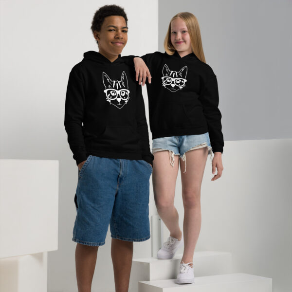Heavy-Blend Hoodie für Jugendliche Cool Cat