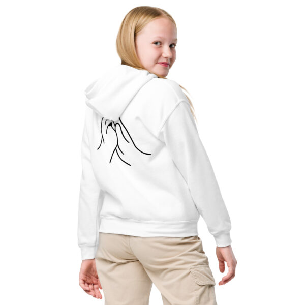 Heavy-Blend Hoodie für Jugendliche High Five Pfotenherz