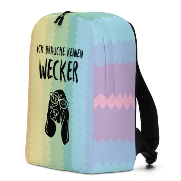 20 L Rucksack “Ich brauche keinen Wecker”