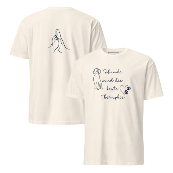 Unisex-T-Shirt “Hunde sind die beste Theraphie”
