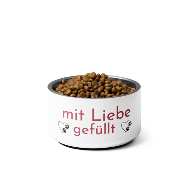 Futternapf “Mit Liebe gefüllt”