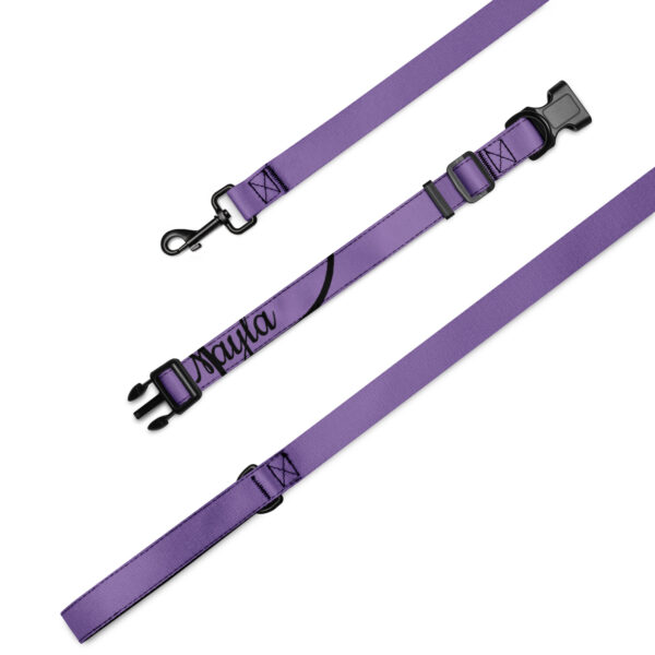 Halsband und Leine personalisiert nach Wunsch in deiner Lieblingsfarbe